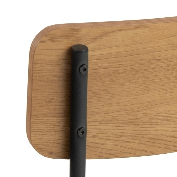 Krzesło Peru dąb/czarne - ACTONA